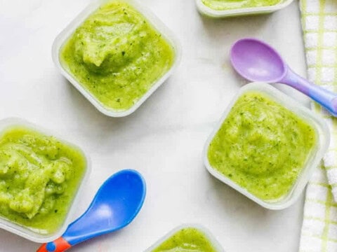 courgettes - purée pour enfant avec thermomix