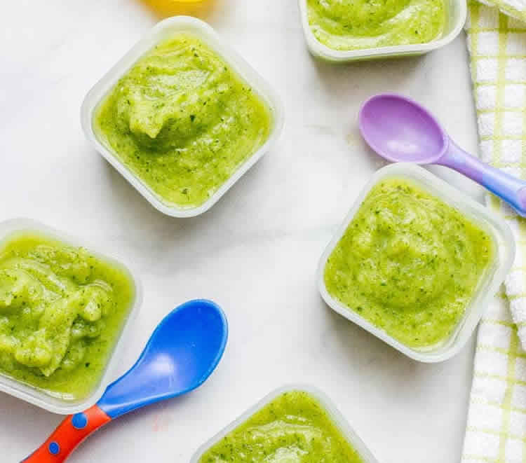 courgettes - purée pour enfant avec thermomix