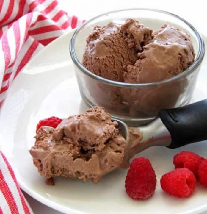 glace chocolat sans sorbetiere avec thermomix