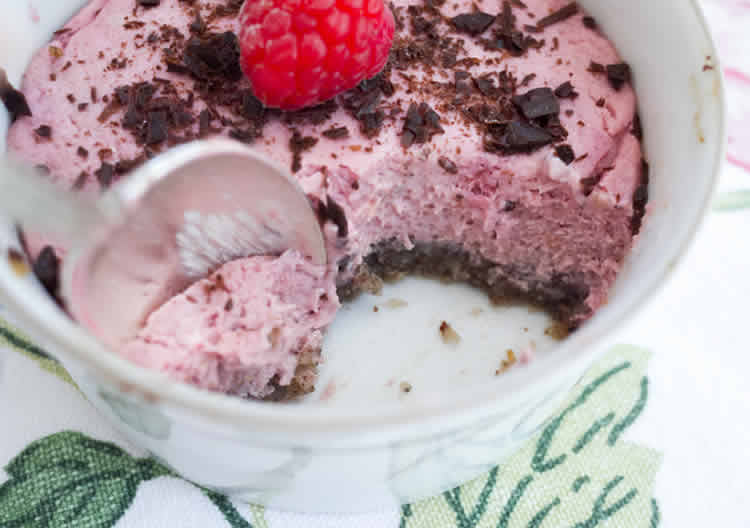 glace framboise mascarpone avec thermomix