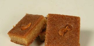 gâteau de semoule libanais - namoura