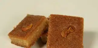 gâteau de semoule libanais - namoura