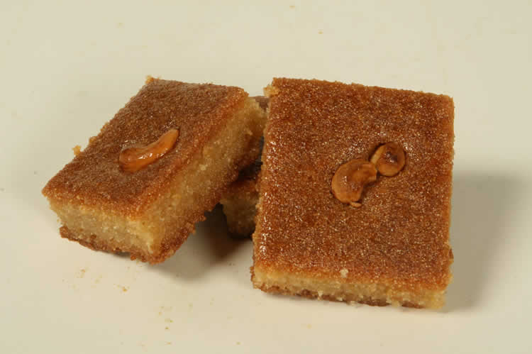 gâteau de semoule libanais - namoura