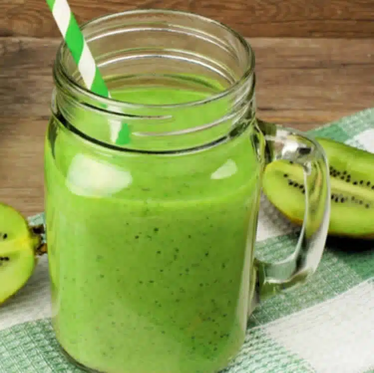 smoothie kiwi brocoli avec thermomix