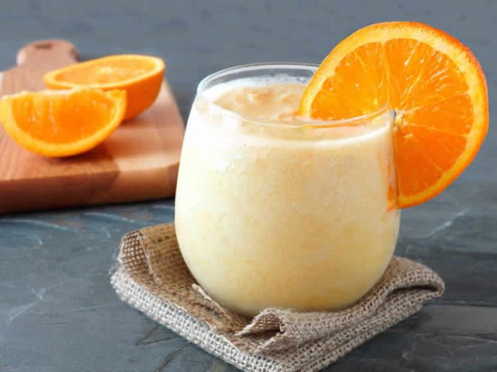 smoothie melon orange yaourt avec thermomix
