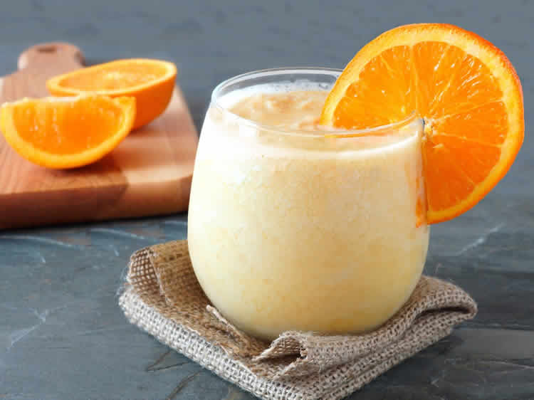 smoothie melon orange yaourt avec thermomix