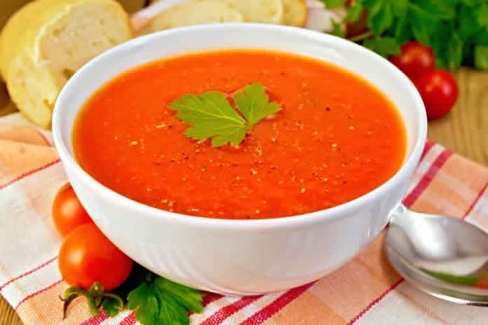 soupe tomate au cookeo