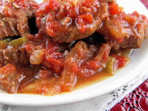 Boeuf a la sauce tomate et poivrons au cookeo