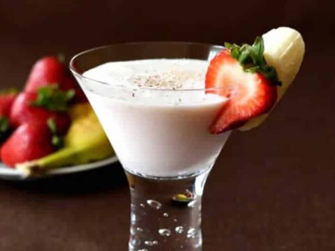 Cocktail banane au vodka avec thermomix