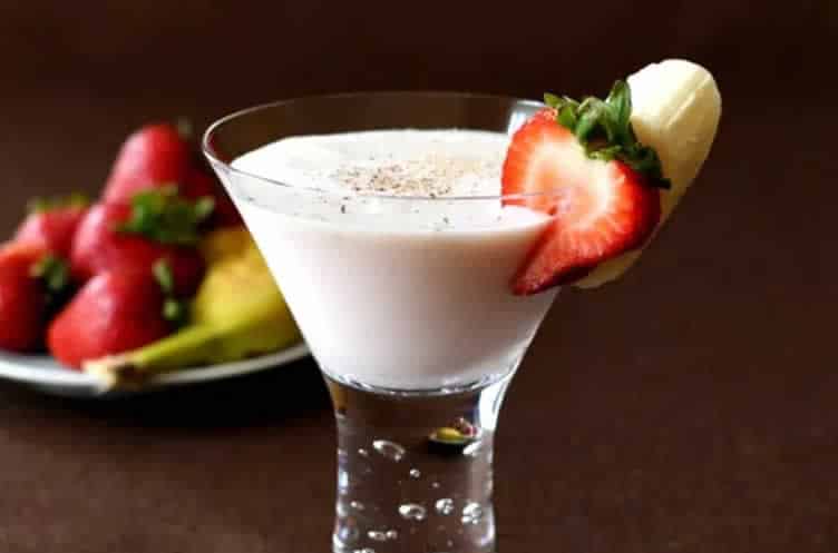 Cocktail banane au vodka avec thermomix