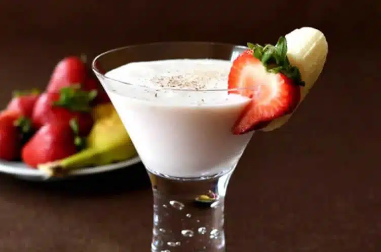 Cocktail banane au vodka avec thermomix