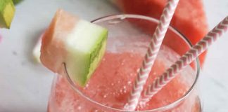 cocktail pasteque vin rose au thermomix