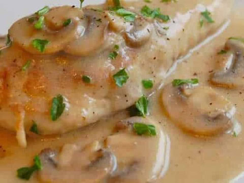 Escalope de poulet et champignons au thermomix
