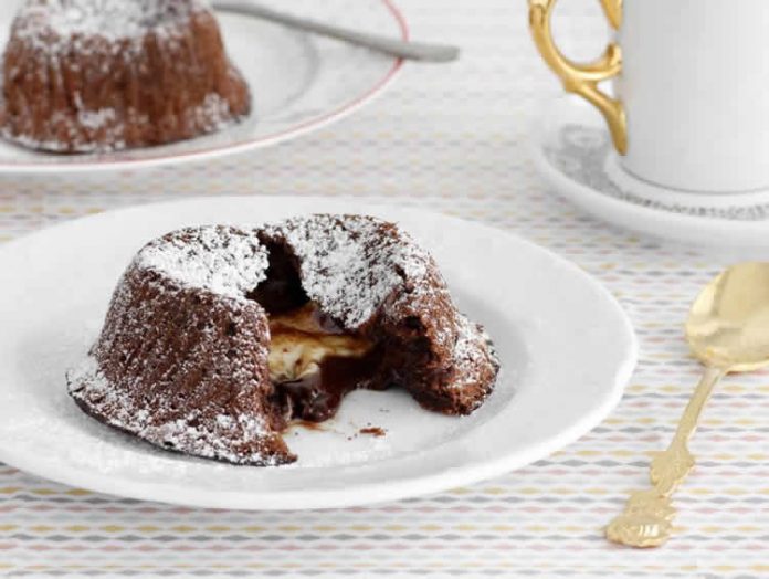 Fondant aux 2 chocolats et mascarpone au thermomix
