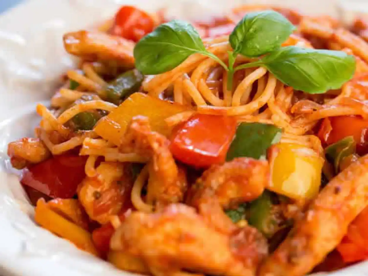 Marmite espagnole avec spaghetti au cookeo