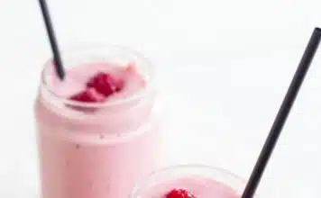 Milkshake fraise vanille au thermomix