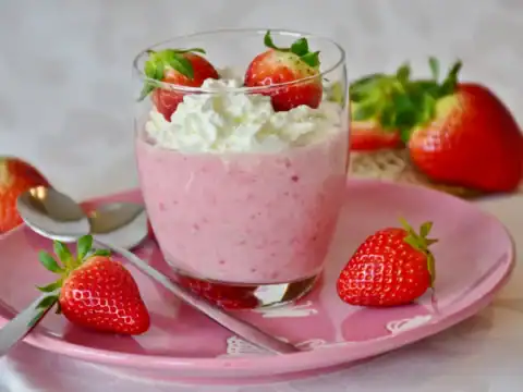 mousse de fraises et mascarpone au Thermomix