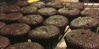 Muffin chocolat noir et café avec thermomix