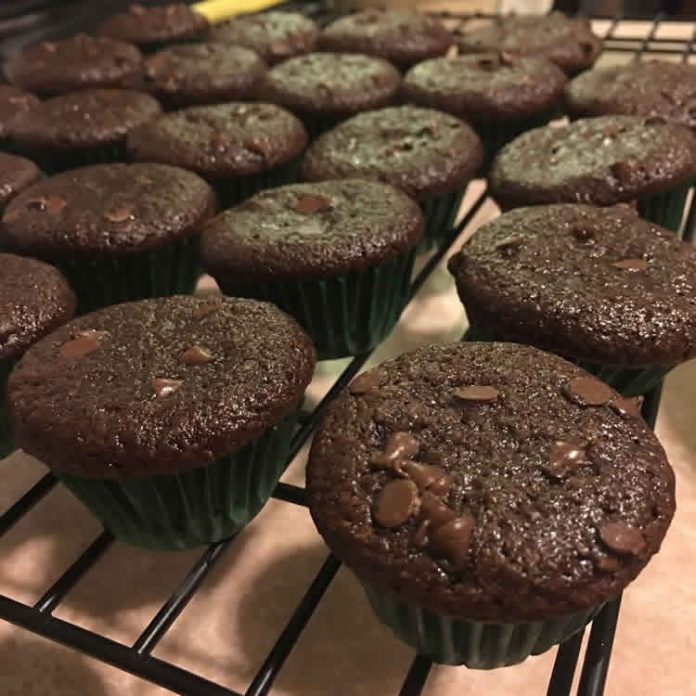 Muffin chocolat noir et café avec thermomix
