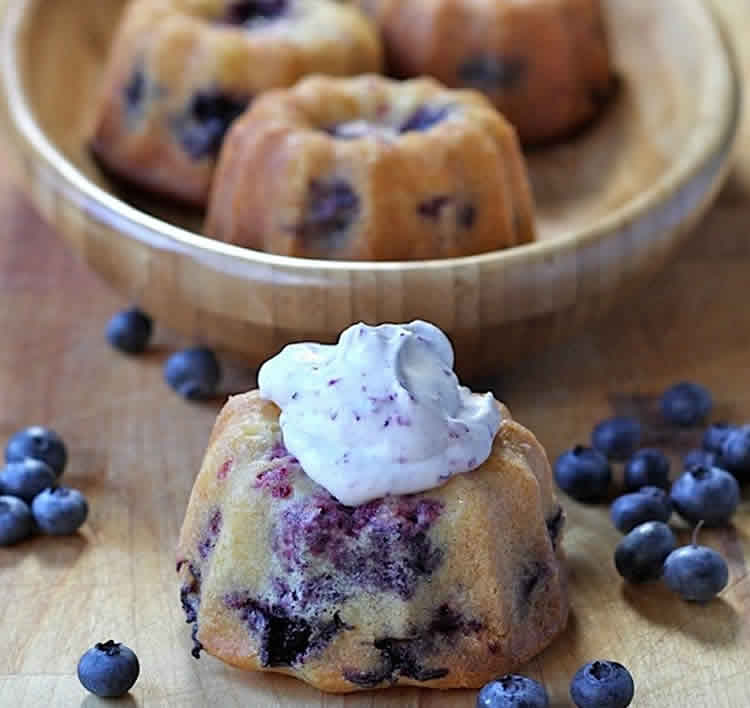 Muffins aux myrtilles au thermomix