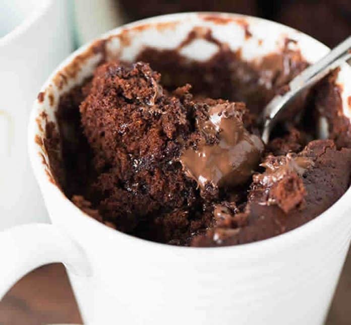 Mug Cake Chocolat Coulant au thermomix