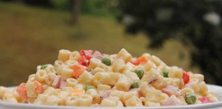Pates petits pois jambon maïs au cookeo