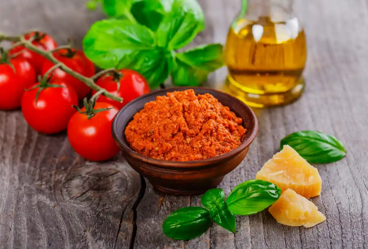 pesto rosso pesto rouge avec thermomix