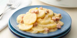 Pommes de terre fondantes et jambon au cookeo