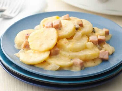 Pommes de terre fondantes et jambon au cookeo