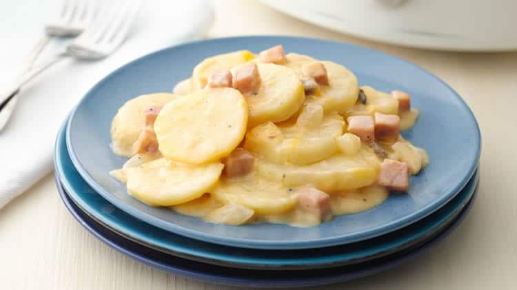 Pommes de terre fondantes et jambon au cookeo