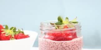Pudding framboises et chia avec thermomix