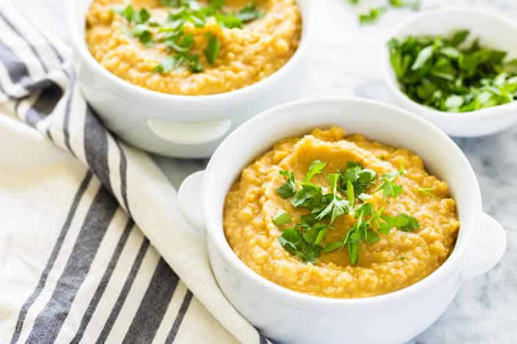 Puree de pois casses au thermomix