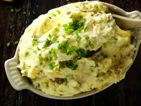 Purée de pommes de terre à la ciboulette avec thermomix
