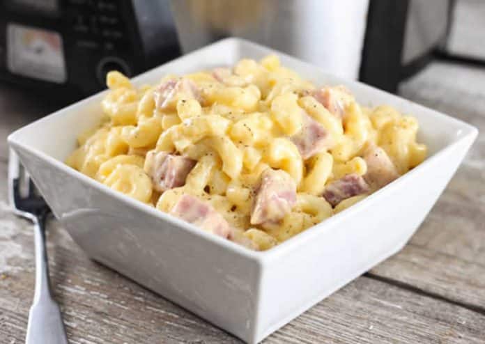 Pates aux jambon et fromage au cookeo
