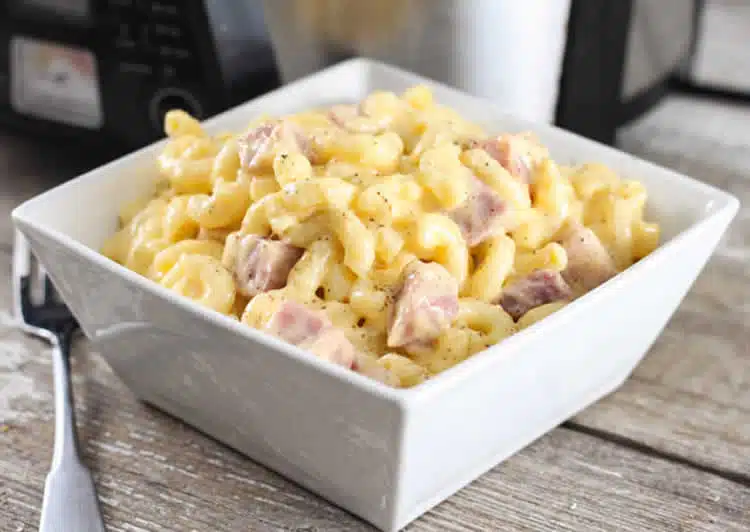 Pates aux jambon et fromage au cookeo