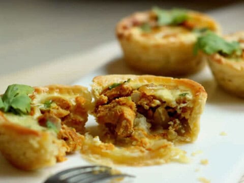 Quiche au poulet oignon et curry au thermomix