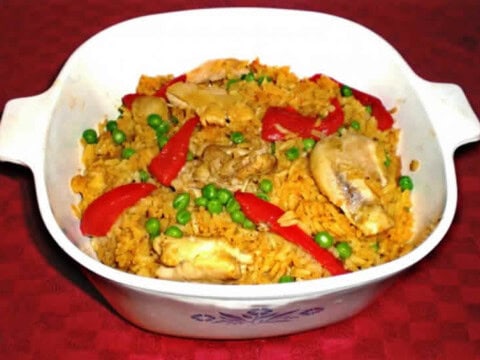 Riz au poulet cubain au cookeo