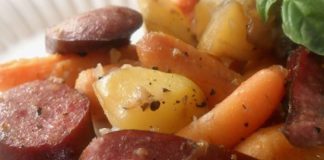 Saucisse aux legumes au cookeo