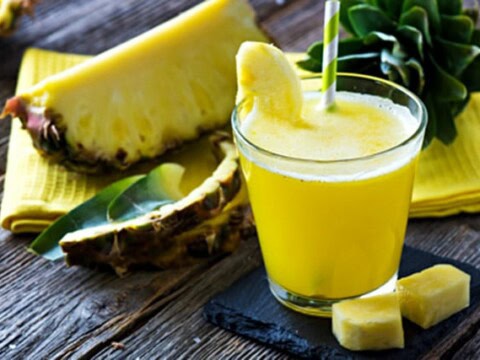 Smoothie Detox ananas orange avec thermomix