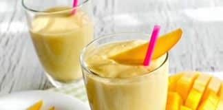 Smoothie energie Mangue et Banane au thermomix