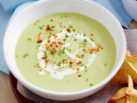 Soupe de courgette au fromage Kiri au cookeo