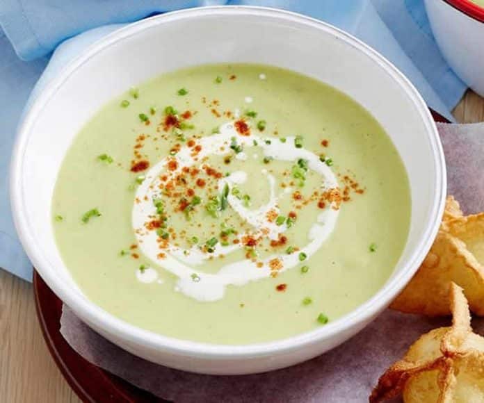 Soupe de courgette au fromage Kiri au cookeo