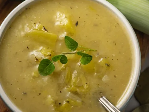 Soupe de poireaux pommes de terre au cookeo