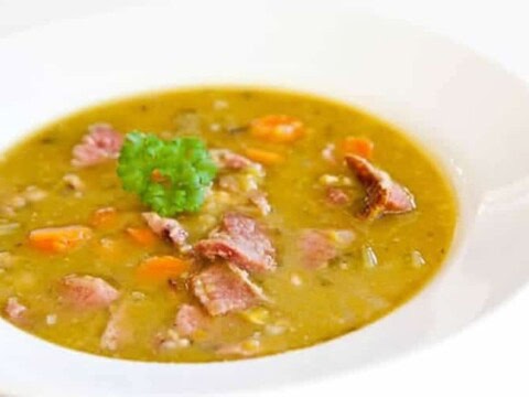 Soupe de pois casses jambon au cookeo