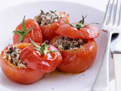 Tomates farcies chair saucisse au cookeo
