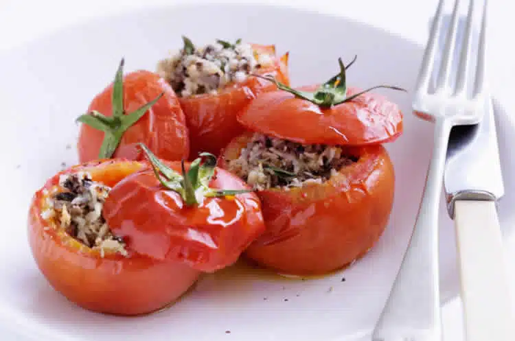 Tomates farcies chair saucisse au cookeo