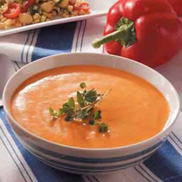 Veloute de poivrons au thermomix