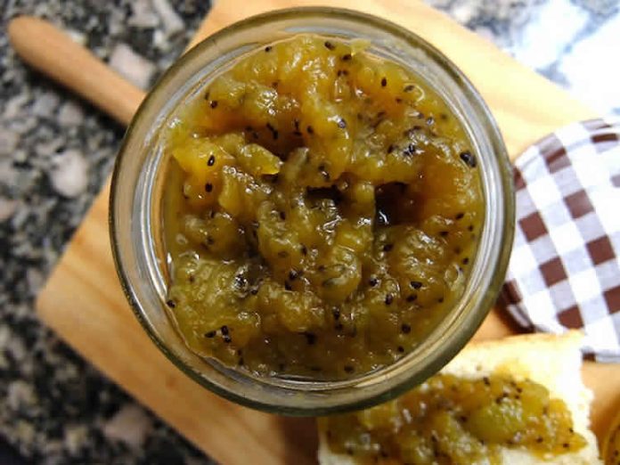 confiture de banane et kiwi au cookeo