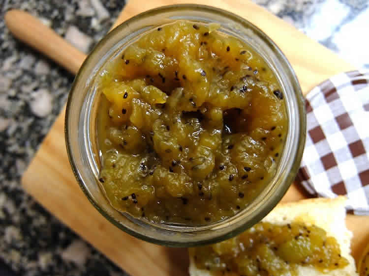 confiture de banane et kiwi au cookeo