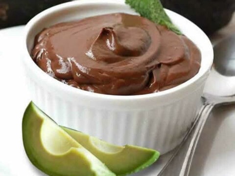 crème avocat et au chocolat avec thermomix